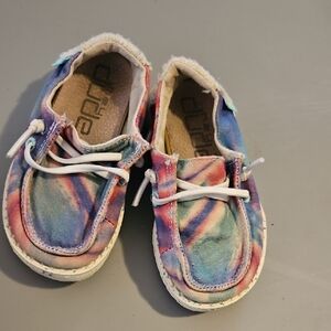 Hey Dude Kids Tie-Dye Moccasins